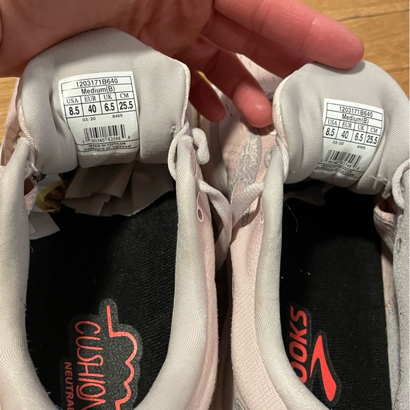 Brooks Glycerin 18 Blush Pink/Mauve Women’s 8.5 - Picture 8 of 10